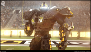 The NFL Robot and entire TV spectacle combine the things modern young men love - violence, football, and video games. 